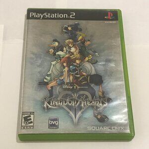 Kingdom Hearts II PlayStation 2 PS2 Black Label Tested